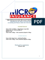 The Insurance For The Least Insured People: Accounting and Finance Under The University of Calcutta