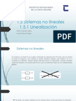 Sistemas No Lineales Linealizacion