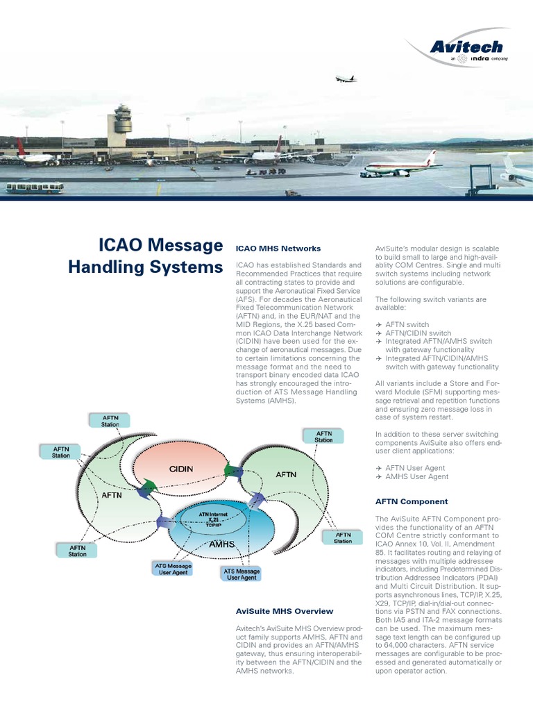 ICAO AMHS and AFTN Gateway Overview | PDF | Gateway (Telecommunications ...