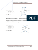 Ynyn6 : Transformer Vector Group Test Conditions