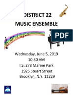 29295 District 22 Music Ensemble Flyer English