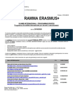 BANDO ERASMUS 2019-2020 Docenti e Amministrativi