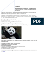 Using Excel With Pandas