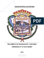 ROF - 2015 Parcona Municipio PDF