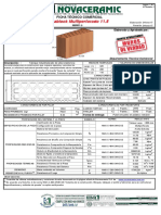 Tabique industrializado Novablock Multiperforado 11.5 cm resistencia