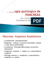 Patologia Quirurgica de PANCREAS ARM