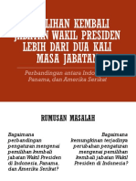 (PPT) - Pemilihan Wakil Presiden Di Indonesia Untuk Lebih Dari Dua Kali Masa Jabatan