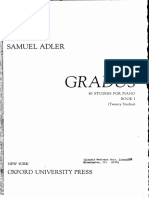 Gradus, 40 Studies For Piano - S. Adler Vol. 1