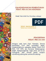 Jenis Peraturan Perundang-Undangan Di Indonesia (FHUI)