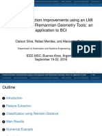Feature Extraction Improvements using LMI approach and Riemannian Tools for BCI