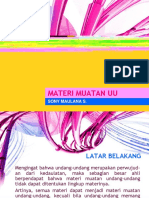 Materi Muatan Undang-Undang (FHUI)