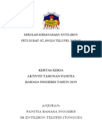 Kertas Kerja Bahasa Inggeris 2019