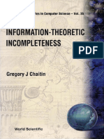 Chaitin G. Information Theoretic Incompleteness (WS, 1992) (ISBN 9810236956) (O) (240s) - CsIn - PDF