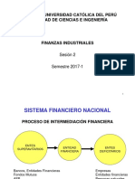 Finanzas Industriales - Cap 1 - Sesión 2 - Sistema Financiero Nacional