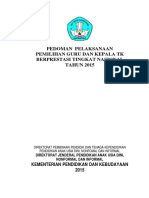 Pedoman Pemilihan Guru Dan Kepala TK Berprestasi 2015 PDF
