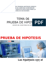 Prueba de Hipotesis