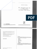 Mandel, E., El Significado de La Segunda Guerra Mundial. México, D.F., Fontamara, 199