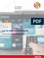 La TV Por Suscripción en Un Entorno Convergente