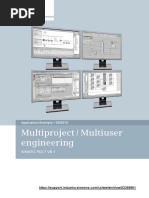 SIMATIC PCS7 Multiproject Multiuser Engineering