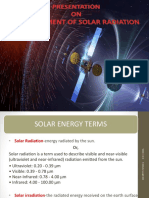 Measurement of Solar Radiation