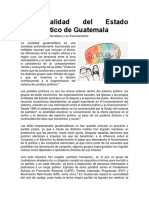 La Realidad Del Estado Democrático de Guatemala