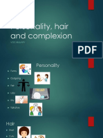 Personality, Hair and Complexion Vocabulary