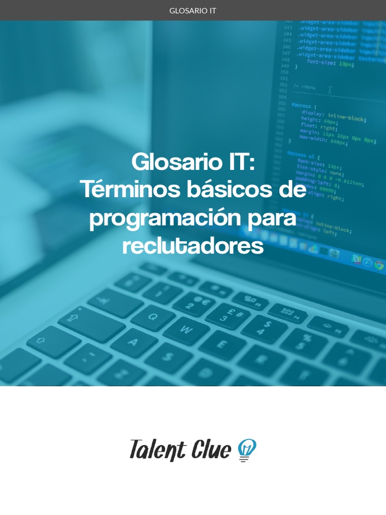 Glosario It Terminos Basicos de Programacion para Reclutadores PDF ...