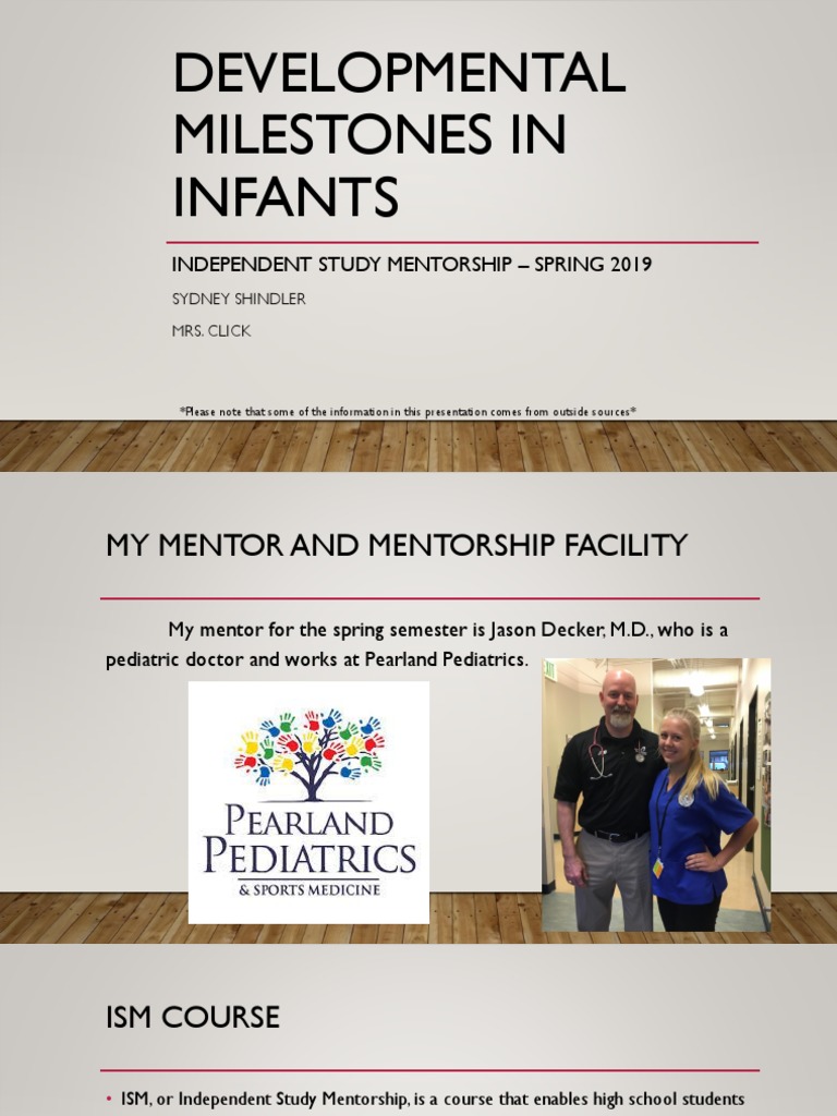 Infant Developmental Milestones Guide | PDF | Developmental ...