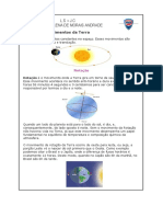 Movimentos da Terra no espaço