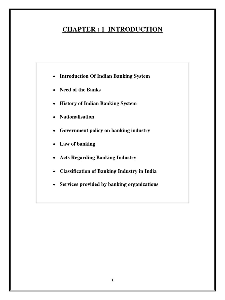 Overview of Indian Banking System | PDF | Investment Banking | Loans