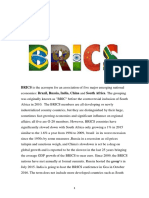 Brics: BRICS Is The Acronym For An Association of Five Major Emerging National