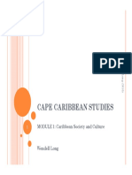 1&2 Essays Writing and Definitions of The Caribbean