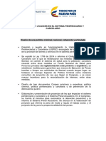 Resumen de Avances en El Sistema Penitenciario y Carcelario