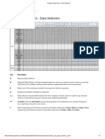 Solution Sequences - Data Selectors