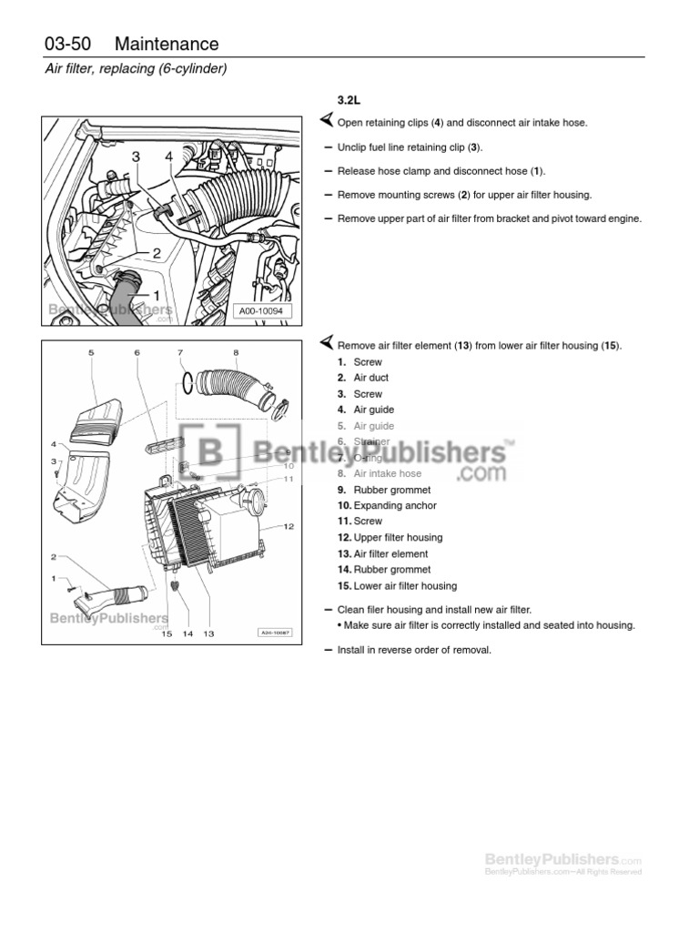 Audi A4 B6 18T Engine Diagram Step By Step Guide To Engine Repair - avm008c