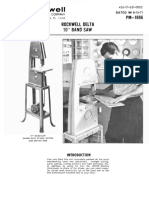 Rockwell Delta 10 Inch Band Saw PDF