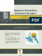 Maquina Automática Extractora de Jugos