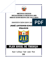 Plan Anual de Trabajo 2018 de la IE José Antonio Encinas Franco