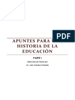 Historia de La Educacion 1 PDF