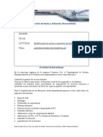 Actividad Identificación de Series y Subseries Documentales - Lista