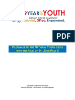 2019 Year of The Youth Pilgrimage of The National Youth Cross and Relic of St. John Paul II