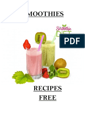 Healthy Smoothies Weight Loss Pdf