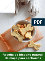 Receita de Biscoito Natural de Maça para Cachorros