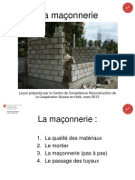 La Maçonnerie Chaînée (Illustration Pratique Des Dispositions Constructives)