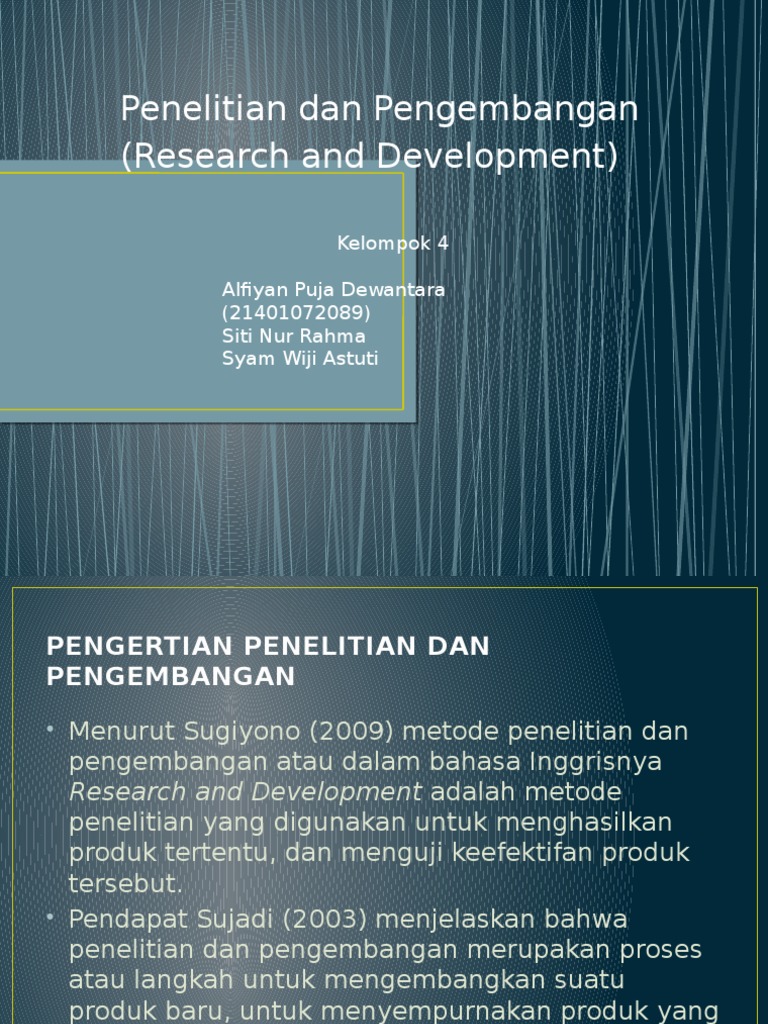 Research And Development Pdf