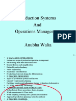 Production Systems and Operations Management Anubha Walia
