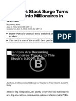 A 9,500% Stock Surge Turns Janitors Into Millionaires in China - Bloomberg PDF
