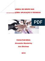 Apostila Dinâmica de Grupo Nas Organizações - Aplicação e Técnicas - REVISÃO 06 08 de 2016 PDF