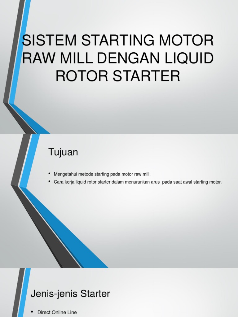 Sistem Starting Motor dengan Liquid Rotor | PDF | Sains & Matematika ...