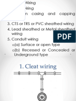 Systems of Wiring - A Guide to Cleat, Casing, CTS, Lead Sheathed, Conduit and Their Applications